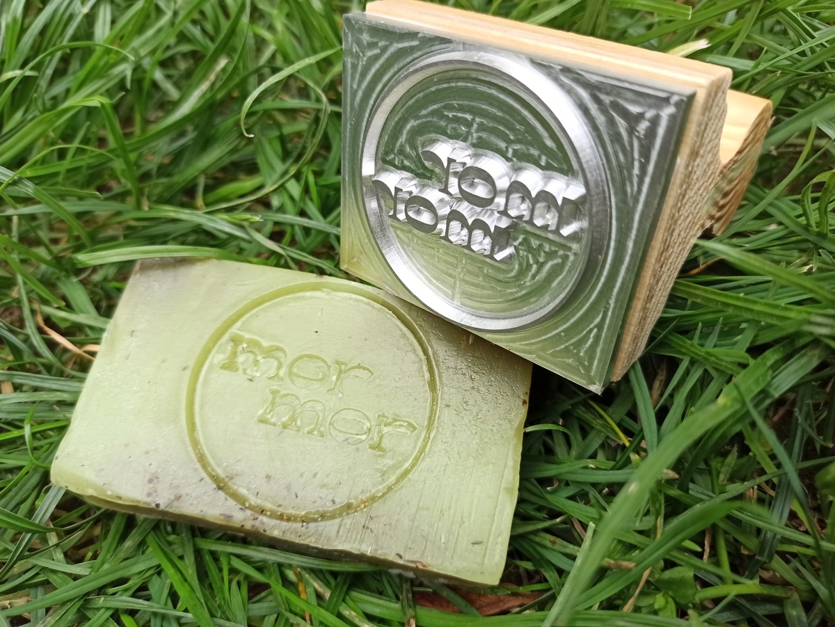 Штамп для мыла и глины | Печати мыловаров с логотипом
